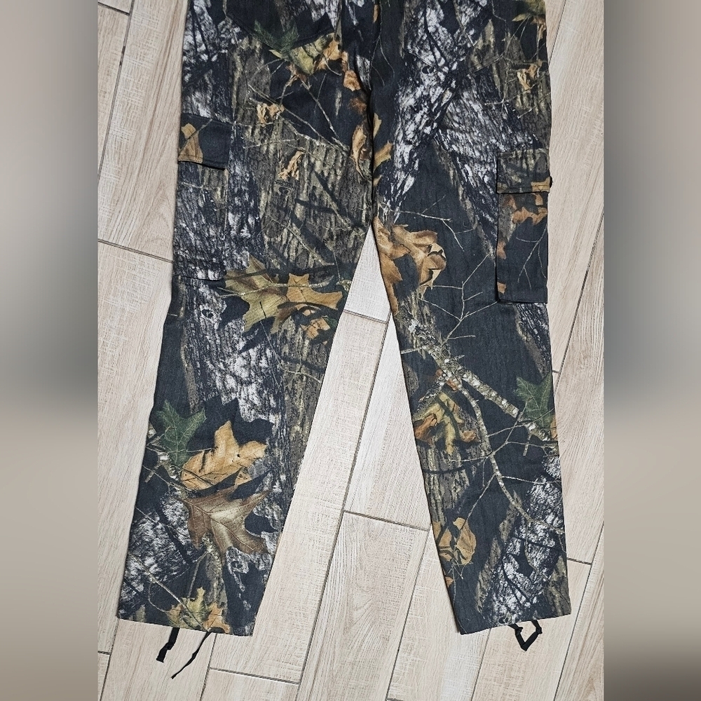 Mossy Oak Camo Cargo Pants Mens 34 Camouflage Outdoor Bowhunt Breakup - Picture 6 of 12